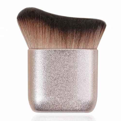 Self Tanner Brush GOERTI Body Makeup Brush for Flawless Leg Makeup, Kabuki Foundation Makeup Brush for Face & Body, Full Coverage Tanning Blend Applicator for Self Tanner, Bronzer & Lotion Tan Mousse