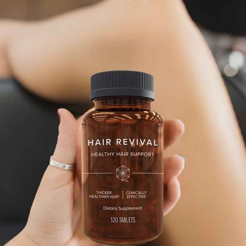 Isagenix Hair Revival - Natural Hair Growth & Thickening Supplement - Supports Healthy Scalp - Formula Contains Biotin, Amino Acid, Banana Flower Extract & More - 120 Tablets (60 Servings)