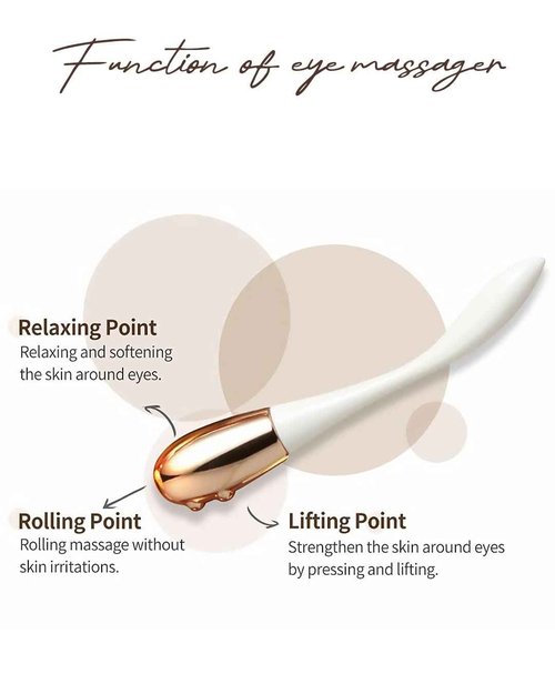 GD11 Premium RX Revitalizing Eye Cream with Metal Massager | Anti-Aging & Anti-Wrinkle Cream That Firms and Lifts the Eye Area with Exosomes, Stem Cell Conditioned Media & Shea Butter 1.01 oz.