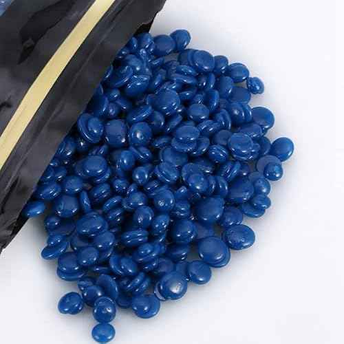 OMWAH Hard Wax Beads for Hair Removal, Brazilian Wax Beads, Natural Beeswax for all Skin type- Bikini, Face, Body & Armpits, Professional & Home Use, All-Purpose Wax Beans, Sea Breeze Scent, 1lb Bag