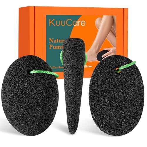 Pumice Stone for Feet, 3 Pack Natural Earth Lava Foot Callus Remover & Pedicure Exfoliator Tools for Heels, Soles and Toe Gaps, Foot Scrubber for Dry & Dead Skin