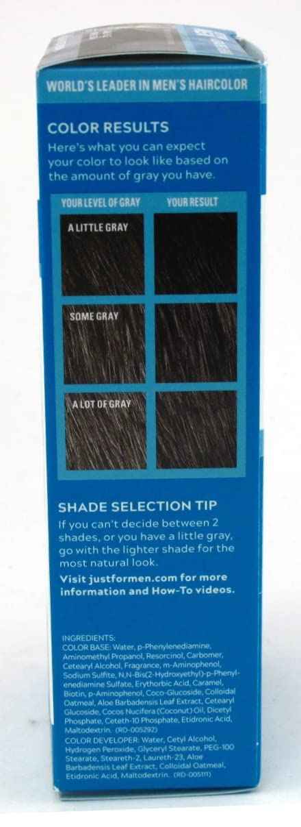 Just for Men Mustache & Beard #M-50 Darkest Brown Color Gel (Case of 6)