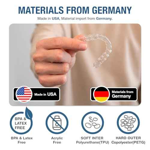 Two Custom Mouth Guards, 2 Packs for Custom Hybrid Night Guards, Great for Protection for Teeth Grinding and Clenching