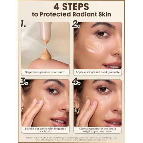 SHEGLAM Dew & Done Skin Tint with SPF20 Light-medium Coverage Foundation Evens Skin Tone-Nude