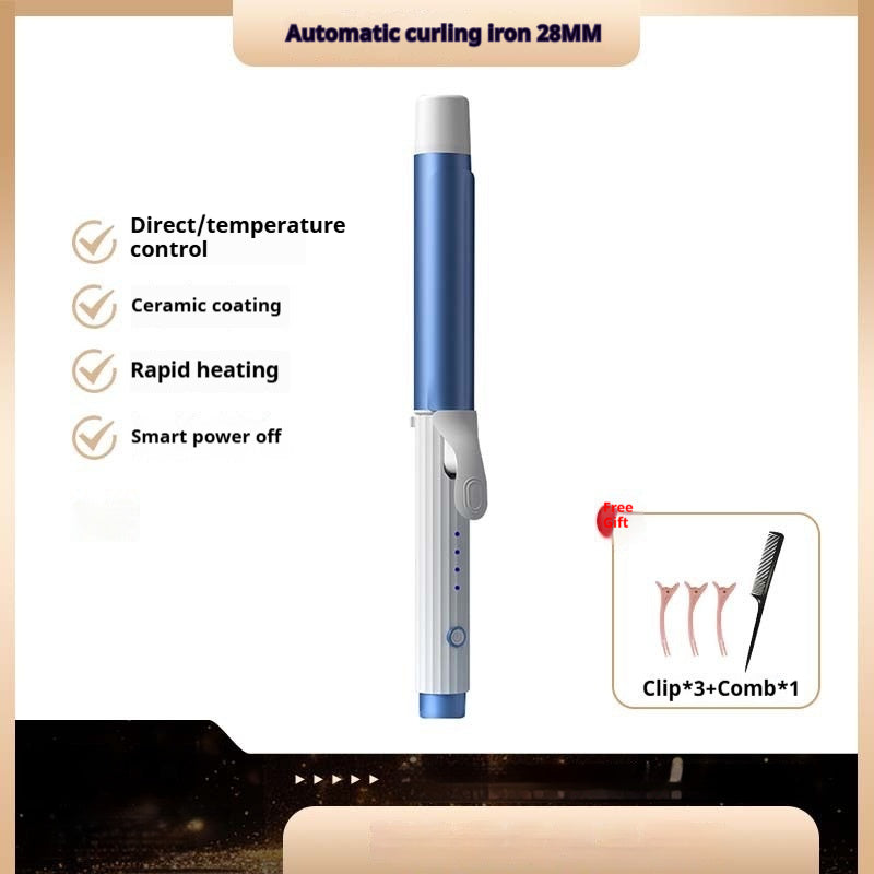 Anion Big Wave Curling Iron for Bangs - Lasting Shape and Style