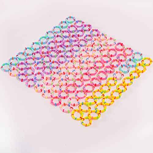 Baby Hair Ties - 200PCS Cotton Mini Seamless Hair Bands for Toddlers Girls, 1 Inch in Diameter, 5 Colors-Soft Seamless-NO HAIR DAMAGE