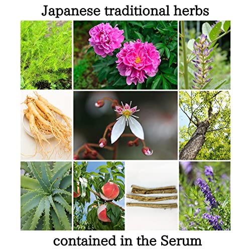 Hyakkaso JAPAN - Hyaluronic Acid & Herbs Serum, Natural Skincare, Hot Spring Onsen water, Moisturing and Hydration, All Skin types 50ml 1.7fl Oz