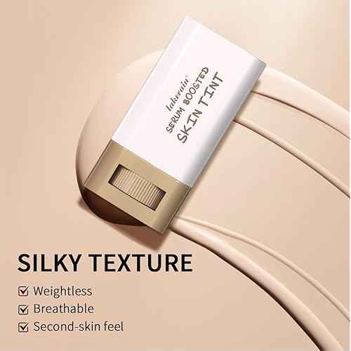Beauty Balm Foundation Stick Serum Boosted Skin Tint, Serum Coverage Contour Stick, Natural Finish Makeup For All Skin Types (3#)