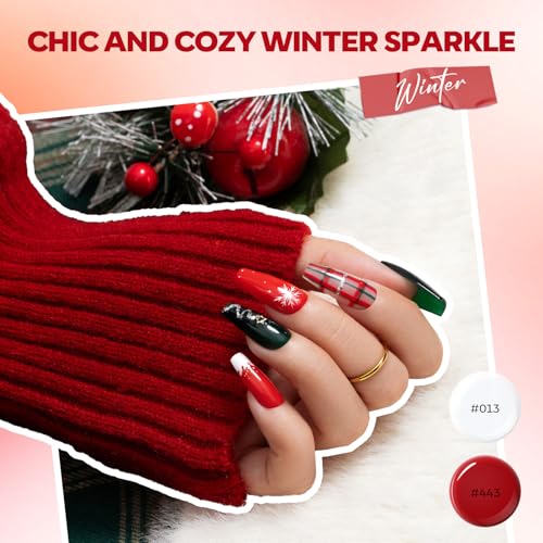 Modelones 133pcs Poly Extension Gel Nail Kit, 32 Colors All Seasons Poly Gel kit with Nail Lamp Slip Solution Builder Thickening Manicure Tools for Starter Salon DIY