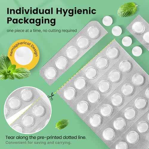 Orthodontic Wax for Braces Wax 120 Individual Hygienic Packaging Dental Wax Dots Mint