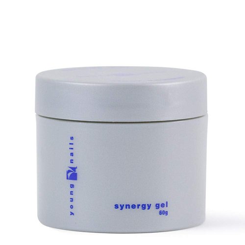 Young Nails Synergy Gel System, Foundation Gel - Builder Gel Base Coat, Superior Adhesion & Strength, Hard Gel Base Coat - Base Gel, Clear, 60g