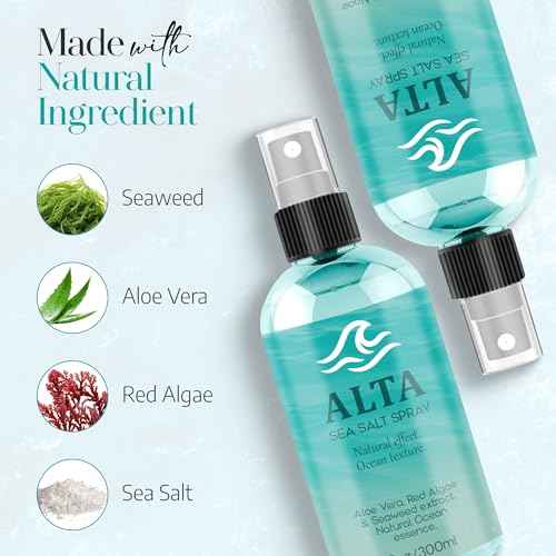 All Goods Alta 10oz Sea Salt Spray For Hair ? Beach Dry Ideal for Add Volume &Texture for Women & Men.