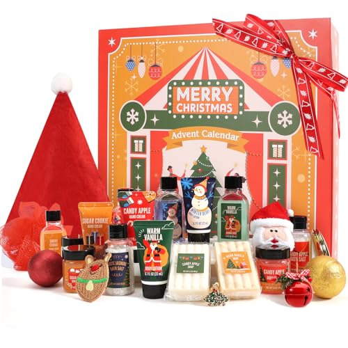 Advent Calendar 2025 Christmas Gifts for Women 24-Piece Beauty Advent Calendar BFFLOVE 24 Days Skincare Countdown Stocking Stuffers for Women Holiday Gift Set