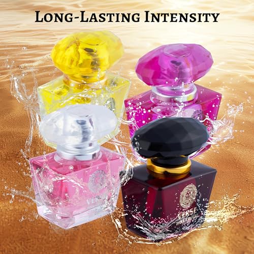NovoGlow Verse 4-Piece Mini Fragrance Set for Women Light One - Refreshing Combinations of Floral, Fruity & Woody Scents -Ideal EDP Beauty Gift for Birthday, Anniversary Infinity Breeze