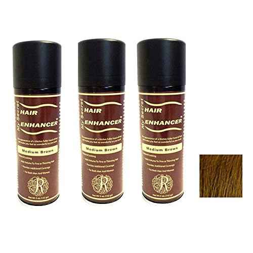 My Secret Hair Enhancer Medium Brown 5oz 3 pack