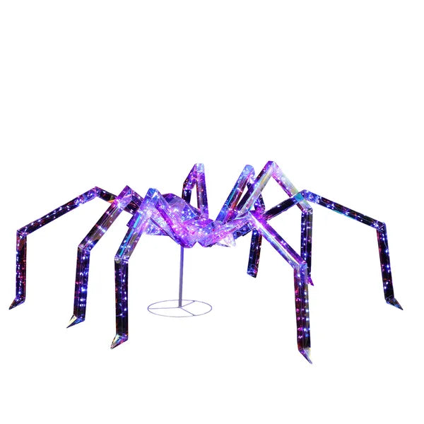 3FT Light-Up Halloween Spider Decoration with 340 LED Lights