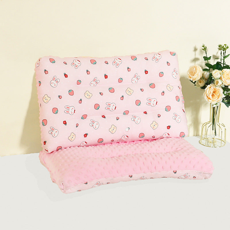 Kids Nap Pillow All-Cotton Bean-Shaped for Kindergarten and Home Use