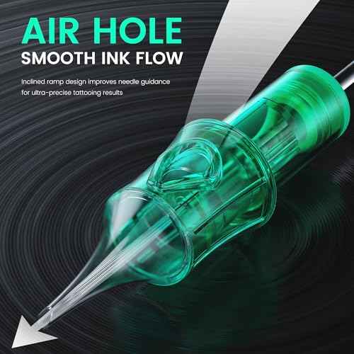 A-minusone 50Pcs Mixed Size #12 Tattoo Needles 5Pcs each of 5RL, 7RL, 9RL, 11RL, 5RS, 7RS, 9RS, 7RM, 9RM, 9M1 Assorted Disposable Tattoo Cartridge Needle Pro Sterilization & Safety for Tattoo Machines
