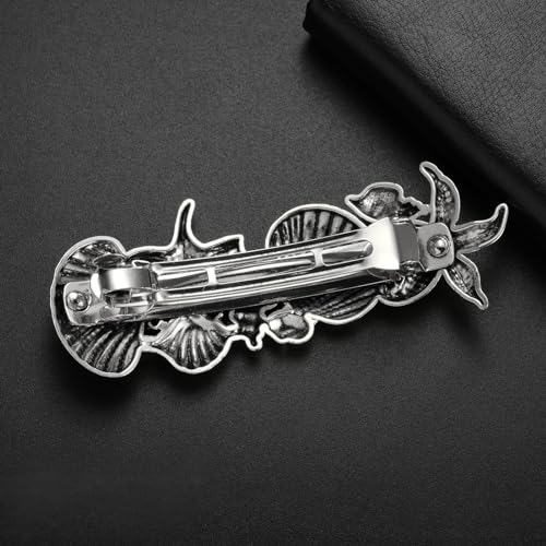 KKJOY Vintage Seashell Hair Clips Starfish Barrettes Hand Crafted Spring Clip Metal Hair Pin Headpieces Wedding Bridal Hair Accessories for Women Girls
