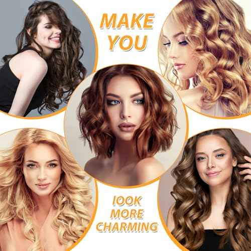 39PCS Self Grip Curlers 3 Sizes - Black 2.5in, 1.9in, 1.4in Rollers with Duckbill Clips for Long, Medium, Short, Thick, Fine Hair Volume and Bangs (Black)