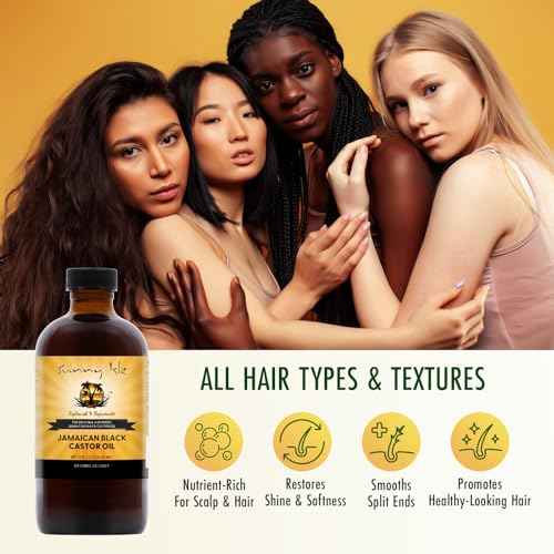 Sunny Isle Jamaican Black Castor Oil, 8 Fl Oz