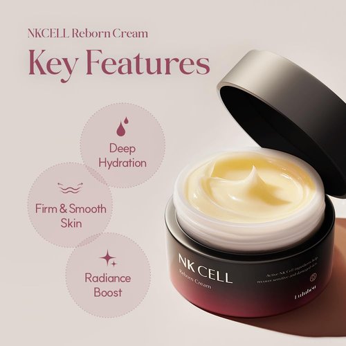 LULUBEU Reborn Cream with NK Cell Technology, Firming & Hydrating Facial Cream, 1.69 fl oz