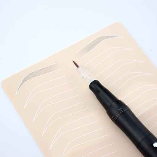 Cordless Permanent Makeup Machine Kit 5 Speeds Levels with Spare Battery for Eyebrows Eyeliner Lip Brushing (Black Machine)