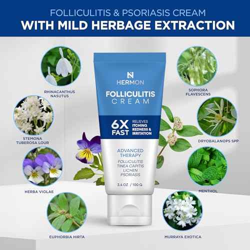 Folliculitis Treatment Cream: Effective Treatment for Folliculitis Scalp Face and Body 100g