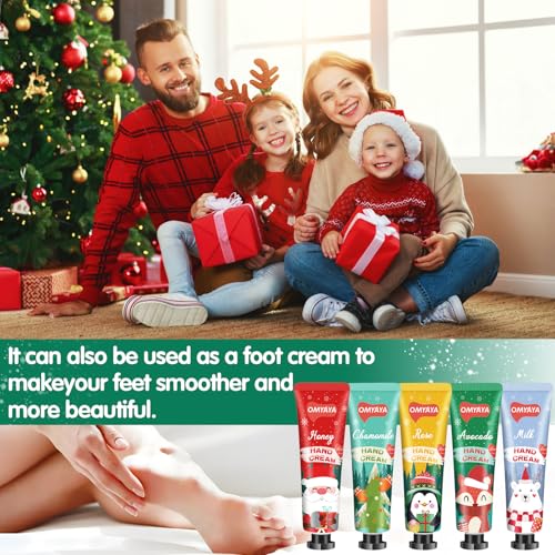 70 Pack Christmas Hand Cream Gift Set, Hand Lotion Travel Size, Mini Hand Cream, Lotion bulk,Stocking Stuffers Christmas Holiday Gifts For Women Coworker,Moisturizing Hand Creams for Dry Cracked Hands