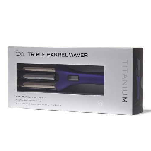 Ion Titanium Triple Barrel Waver