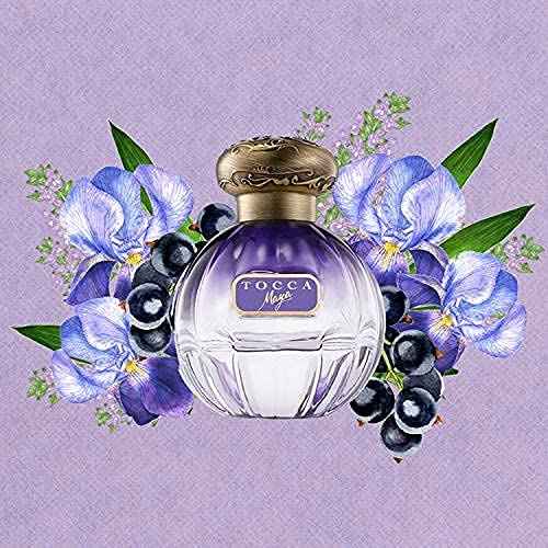 Tocca Women's Eau de Parfum, Maya Fragrance, 1.7oz (50 ml) - Warm Floral, Wild Iris, Blackcurrant, Patchouli Heart - Hand-Finished Bottle