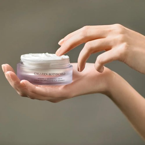 COLLEEN ROTHSCHILD Vitamin C Nourishing Cream | Daily Face Moisturizer | Combats Discoloration, Uneven Tone and Fine Lines (1.7 fl oz)