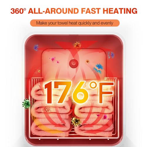 Towel Warmer Cabinet, 5L Hot Bath Towel Warmer Heating Use for Facial Spa, Hair Beauty, Salon Equipment and Home