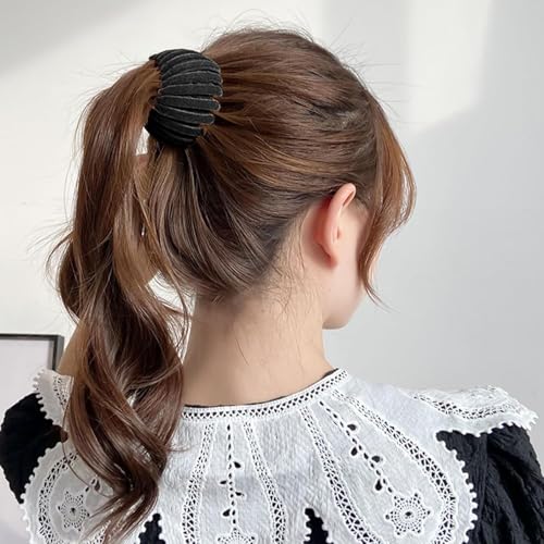 3PCS Bird Nest Magic Hair Clip,Birds Nest Hair Clips for Women,Hair Bun Maker Ponytail Holders for Thick Thin Hair
