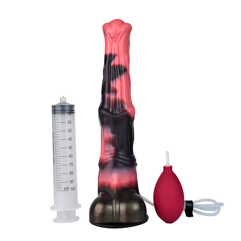Anal and Vaginal Cleaning Device - Silicone Masturbation Toy for Adults