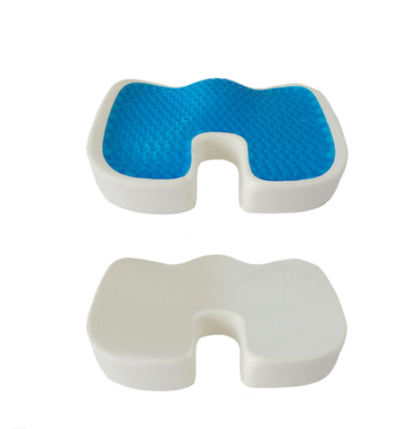 Office Memory Foam Gel Seat Cushion Breathable Cover