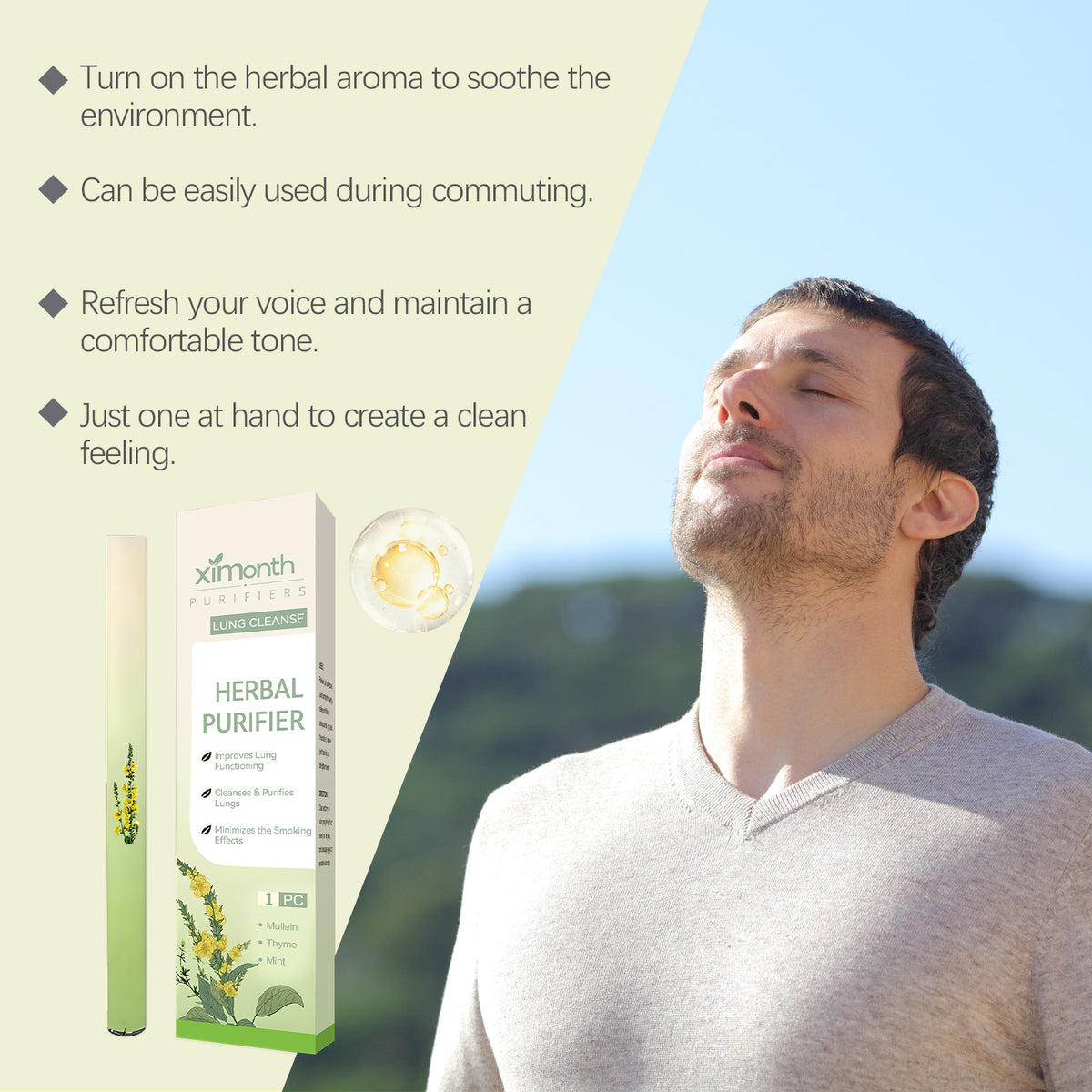 Breathing Relaxation Stick - Herbal Respiratory Care