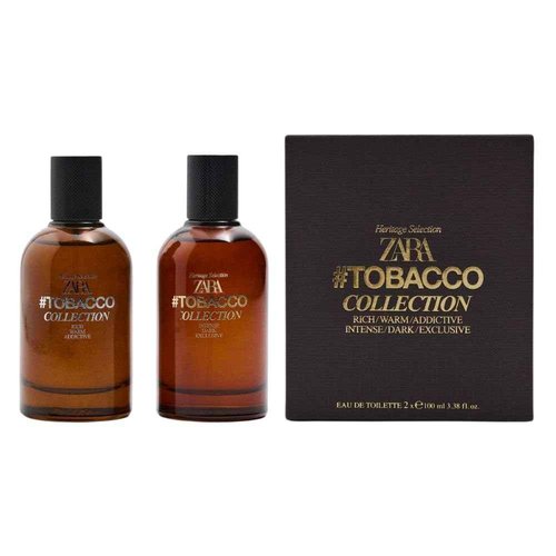 Zara Men’s TOBACCO COLLECTION Rich/Warm/Addictive/Intense/Dark/Exclusive 2X Eau De Toilette 3.4 fl.oz. each