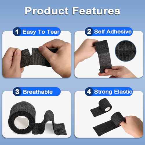 Tattoo Arm Rest Stand with Pen Covers 200 pcs & Grip Tape 4 pcs, Adjustable Height and Tilt Tattoo Equipment