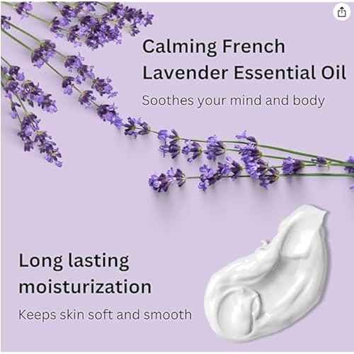 RaGaNaturals Lavender Shea Butter Hand and Body Lotion, 8 Fl Oz - Moisturizing, Plant-Based, Vegan, with Argan, Avocado Oil & Vitamin E