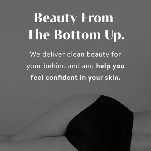 BAWDY Bite It 4 Pack - Plant Based Collagen Butt Mask - Hydrating + Toning Beauty Treatment - 2 Sheets, One for Each Cheek - Clean Beauty for Your Butt (4 Single Use Masks)