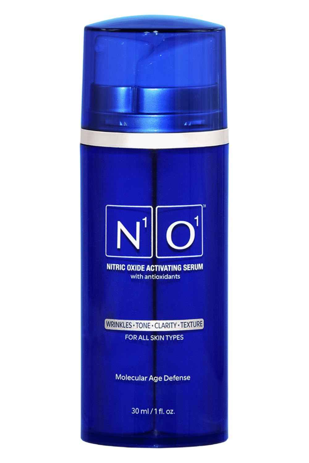 Nitric Oxide Activating Serum with Antioxidants | Hydrating Serum For Face | Decreases Wrinkles | Pore Minimizer | Improves Skin Texture | Helps Dark Spots | 1 Fl Oz, 30ml