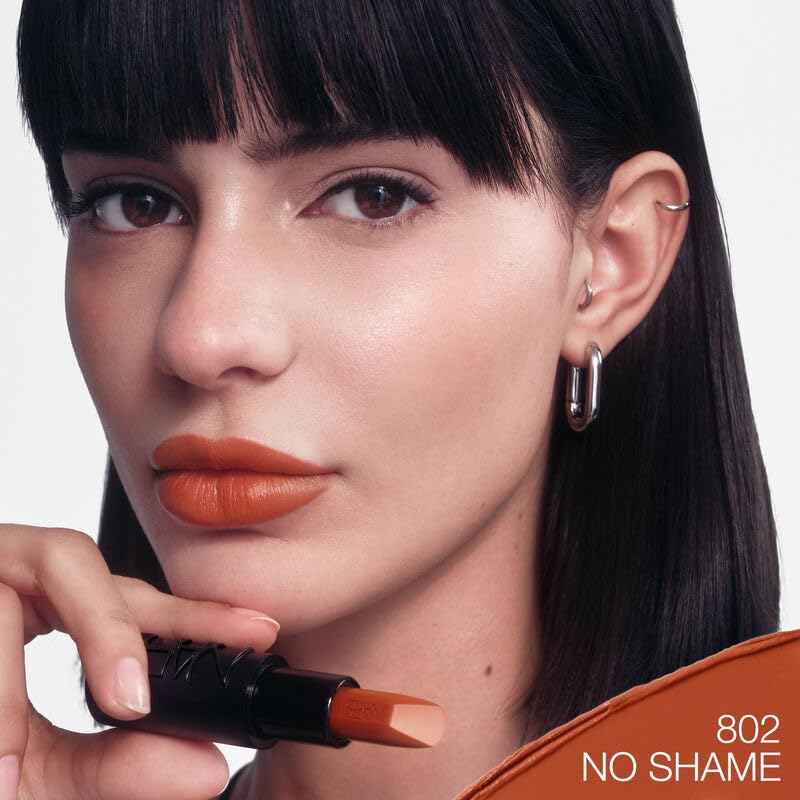 NARS Explicit Refillable Satin Lipstick – No Shame 802, 0.13 oz / 3.8 g