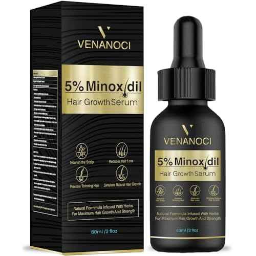 5% Minoxidil Hair Growth for Men and Women: Biotin Hair Growth Serum for Hair Loss, Thinning, and Faster Regrowth Treatment - 60ML
