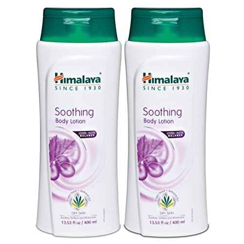Himalaya Soothing Body Lotion for Dry Skin, with Grape Seed and Almond Oil, Soothes and Moisturizes 13.53 oz (400 ml), 2 Pack