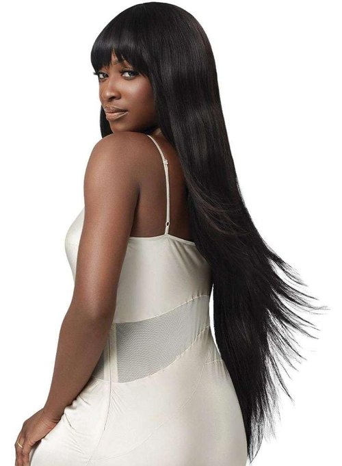 Outre 100% Remi Human Weaving Hair Mylk Yaki 2-PACKS (12", 1)