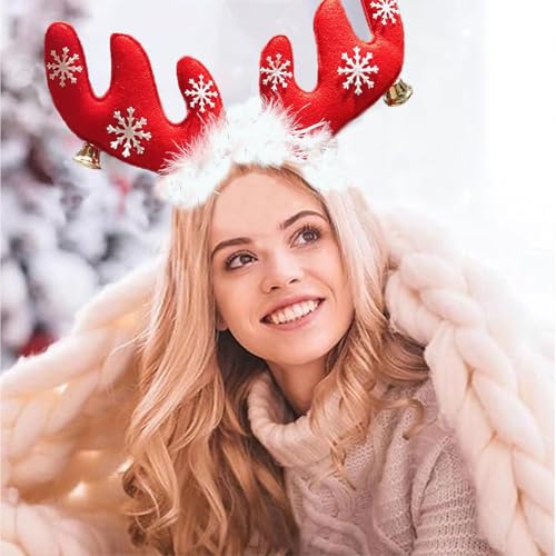 1 PCS Christmas Reindeer Antlers Headband Christmas Reindeer Ears Headband