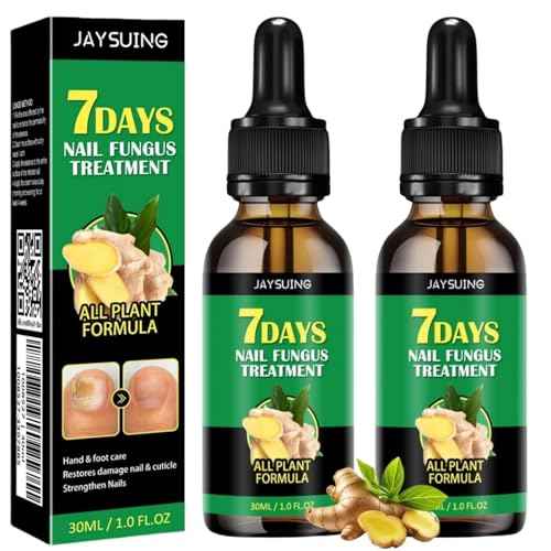 Ginger Nail Treatment Serum - Moisturize the Cuticle & Strengthen Nails and Helps Nails Healthy Grow, 1 fl.oz (Pack of 2)