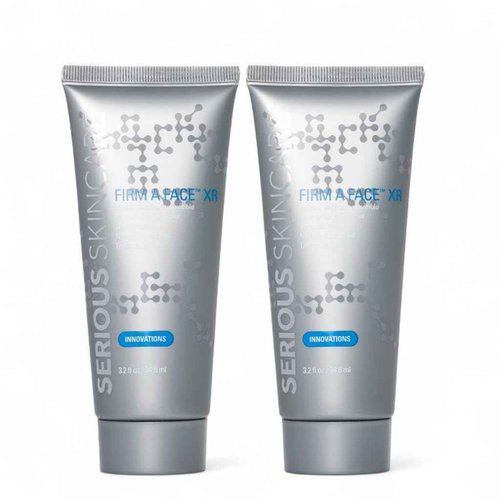Serious Skincare - Instant FIRM A FACE XR - Temporary Face Tightener - Invisibly Firm, Lift, and Smooth the Look of Fine Lines, Deep Wrinkles and Pores - Anti-Aging Retinol - 3.2 Fl Oz (2Pack)