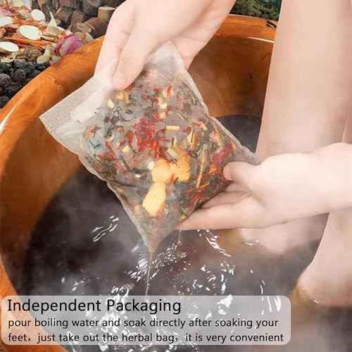 30 PCS Body Detox Foot Soak to Remove Toxins,Lymphatic Drainage Ginger Feet Soak,Mugwort Herbal Foot Detoxing Soak for Dry Cracked Feet Dispel Cold Remove Dampness øÜÊÅðëé±øÐäõõ®?